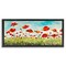 Stupell Industries Bright Red Poppies Meadow Framed Floater Canvas Wall Art